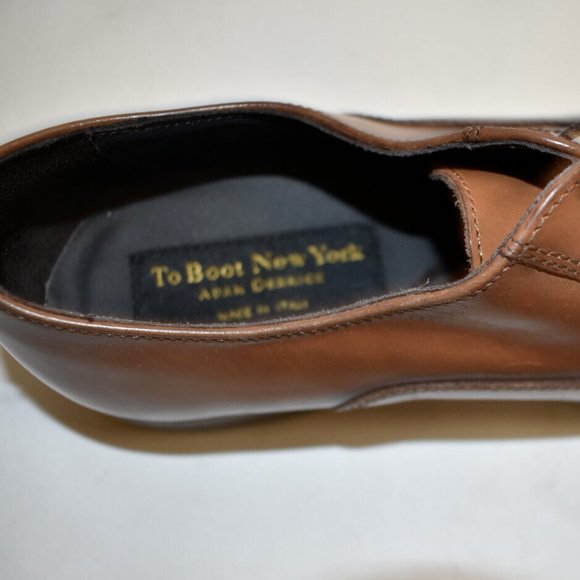 New! To Boot New York Caufield Cap Toe Oxford Brown Cuoio Size 11.5 M ZZ main image 4